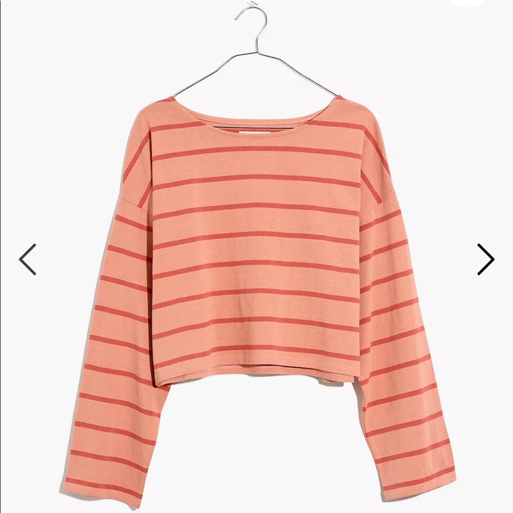 Madewell super crop long sleeve tshirt